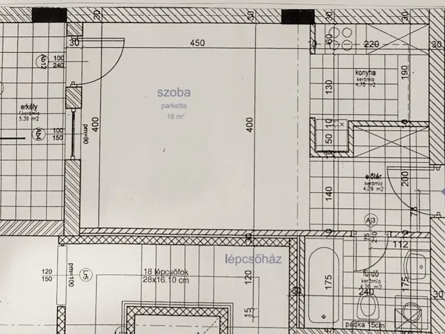 Kiadó lakás Budapest IX. kerület, Középső Ferencváros 30 nm