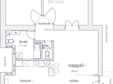 Eladó lakás Budapest IV. kerület, Újpest 124 nm