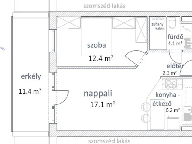 Eladó lakás Budapest XIII. kerület, Angyalföld 48 nm