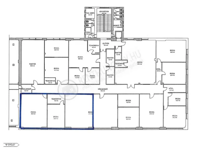 Kiadó kereskedelmi és ipari ingatlan Budapest XIII. kerület, Reitter Ferenc utca 136 nm