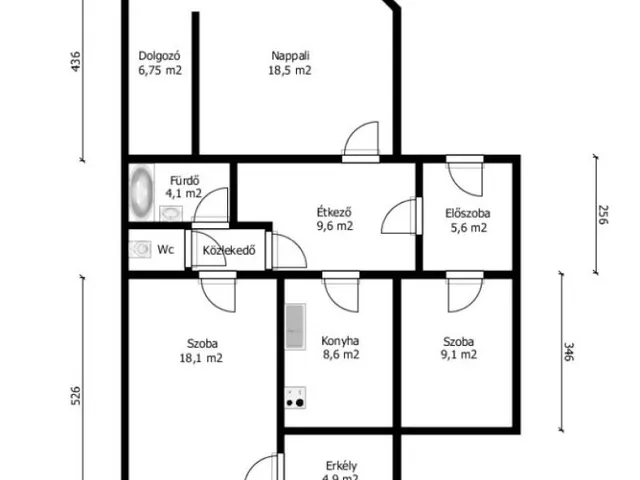 Eladó lakás Budapest XIII. kerület, Vizafogó