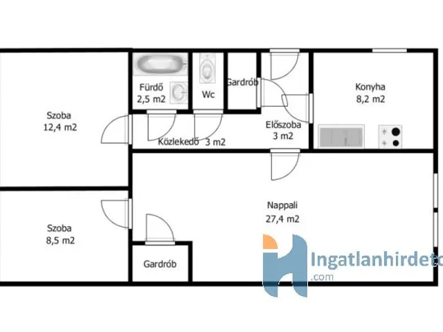 Eladó lakás Budapest IV. kerület, Újpest