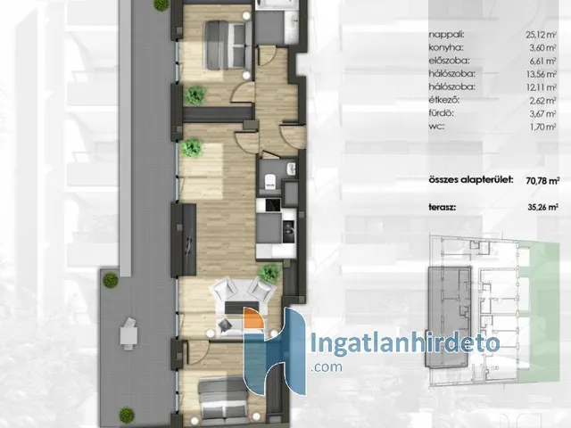 Eladó lakás Budapest XIII. kerület