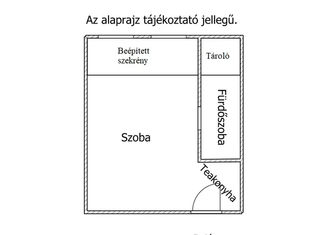 Eladó kereskedelmi és ipari ingatlan Nyíregyháza, Belváros 20 nm