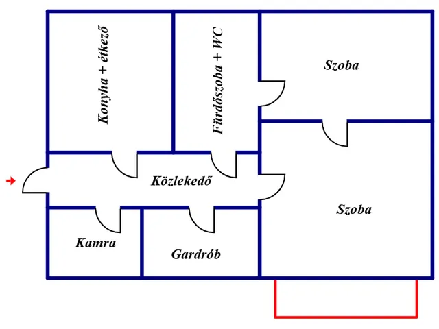 Eladó lakás Nyíregyháza 55 nm