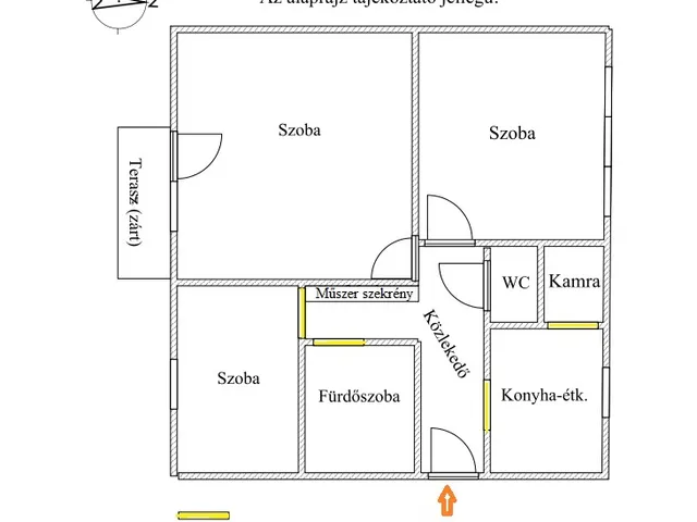 Eladó lakás Nyíregyháza, Érkert 60 nm