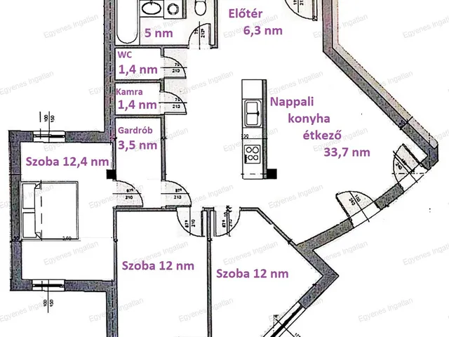 Eladó lakás Érd, Budai Út 88 nm