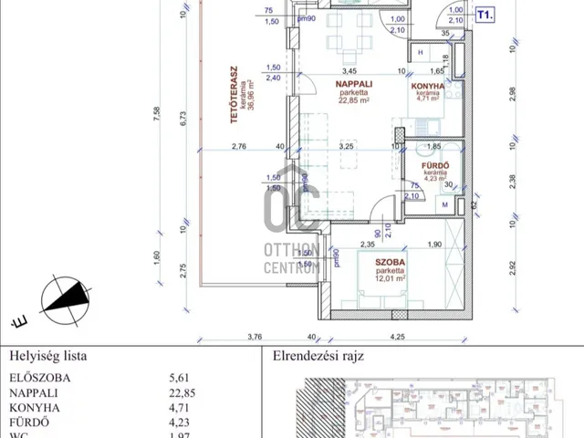 Eladó lakás Budapest XIII. kerület, Angyalföld 61 nm