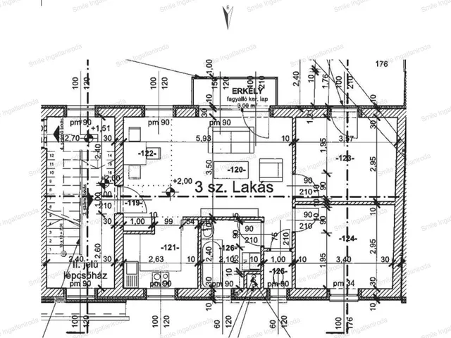 Eladó lakás Nyíregyháza, Belváros 56 nm