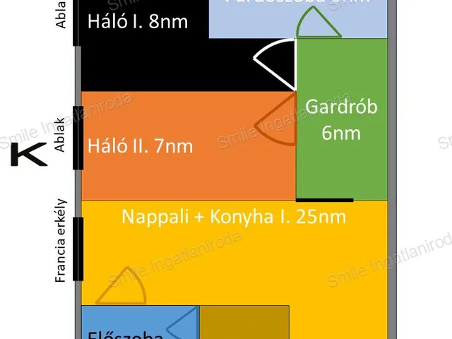 Kiadó lakás Nyíregyháza, Belváros 55 nm