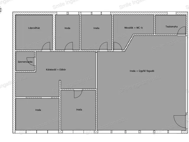 Kiadó kereskedelmi és ipari ingatlan Nyíregyháza, Belváros 191 nm