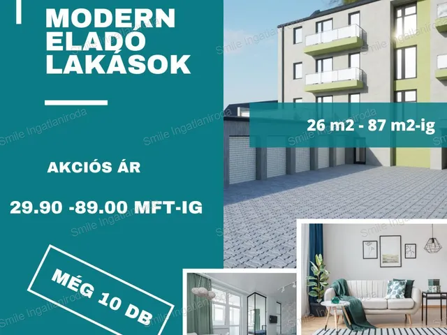Eladó lakás Nyíregyháza, Belváros 26 nm