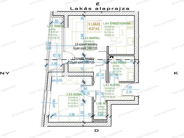 Eladó lakás Nyíregyháza, Belváros 42 nm