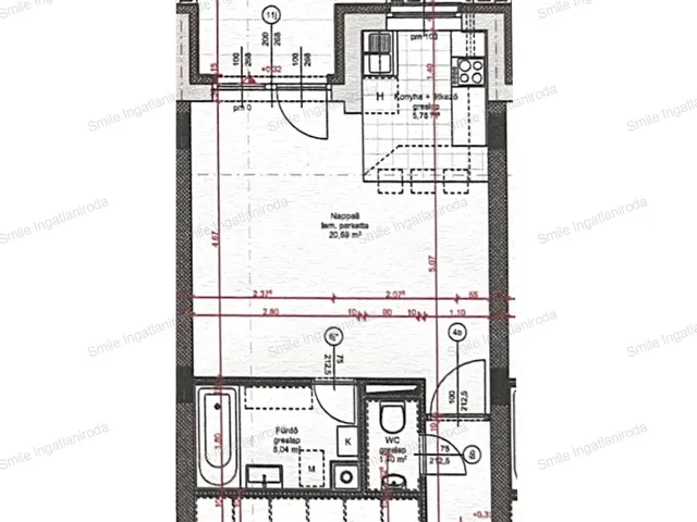 Eladó lakás Nyíregyháza, Malomkert 49 nm
