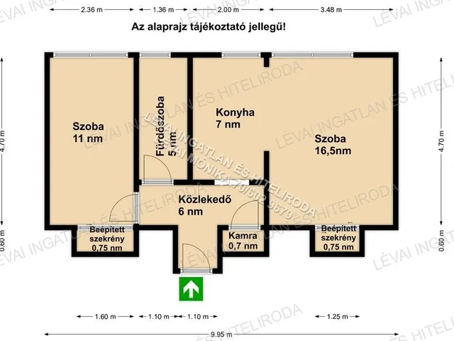 Eladó lakás Békéscsaba, Kazinczy-lakótelep 47 nm