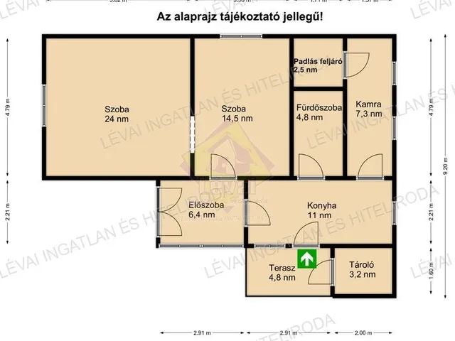 Eladó ház Szabadkígyós 74 nm