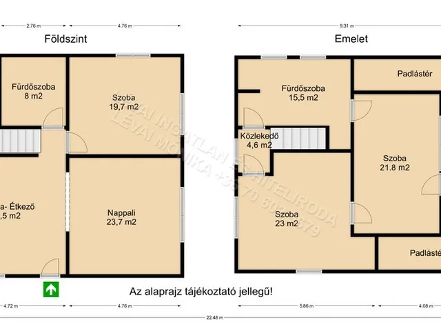 Eladó ház Murony 147 nm