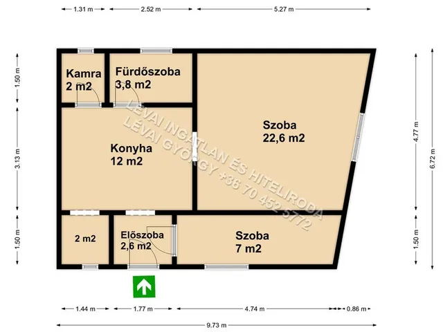 Eladó ház Békéscsaba 52 nm