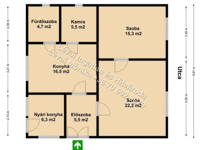 Eladó ház Újkígyós 76 nm