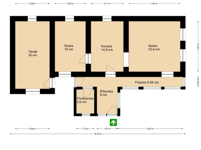 Eladó mezőgazdasági ingatlan Békéscsaba, Oncsakertek 74 nm