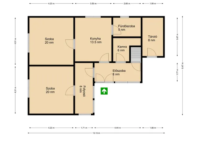 Eladó ház Szabadkígyós 83 nm