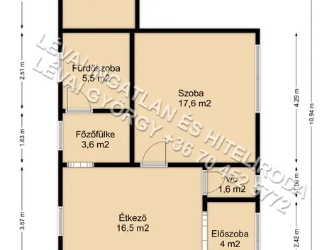 Eladó ház Békés 55 nm