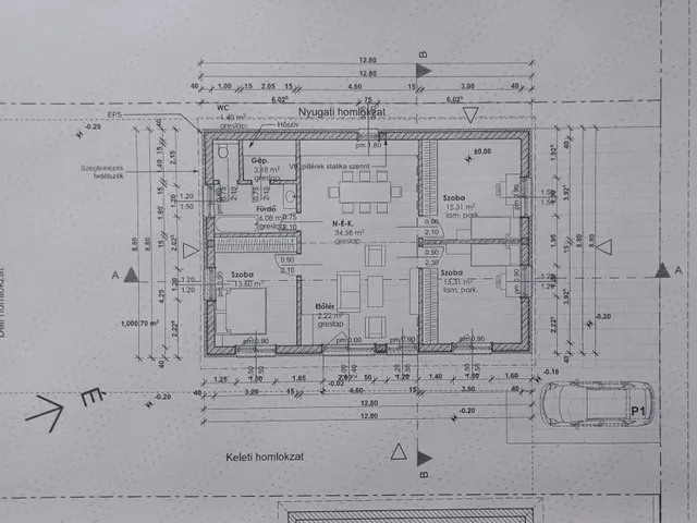 Eladó telek Hernád 1000 nm