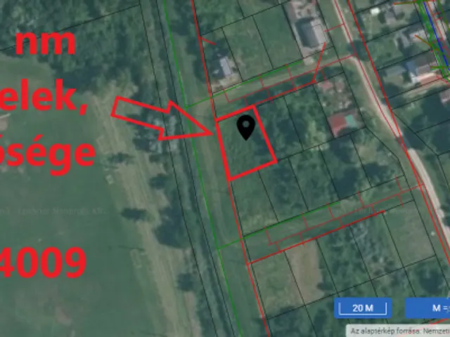 Eladó telek Tiszaföldvár 462 nm