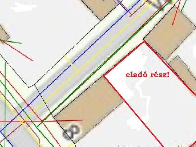 Eladó telek Cegléd 412 nm