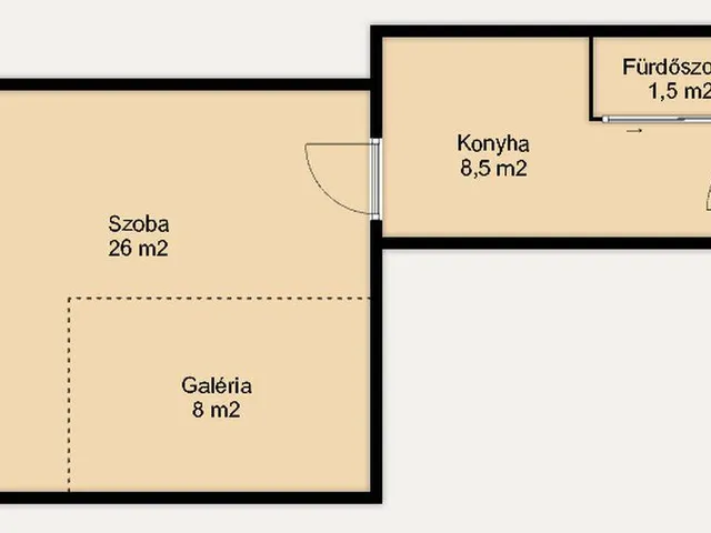 Eladó lakás Budapest VIII. kerület 36 nm