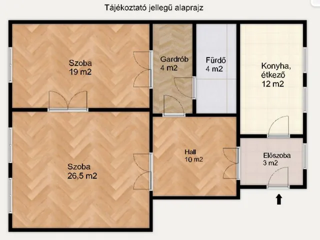 Eladó lakás Budapest VIII. kerület 79 nm