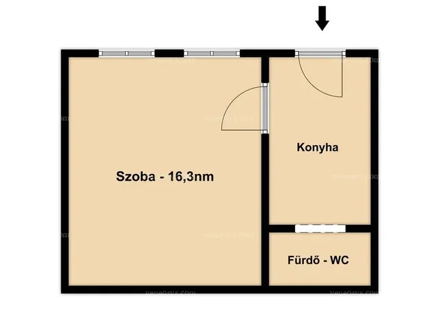 Eladó lakás Budapest VI. kerület 25 nm