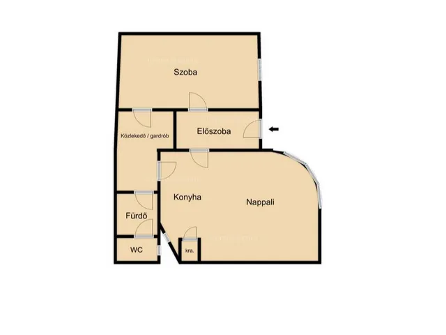 Kiadó lakás Budapest V. kerület 60 nm