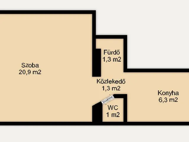 Eladó lakás Budapest VII. kerület 30 nm