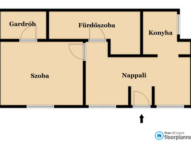 Eladó lakás Budapest V. kerület 47 nm