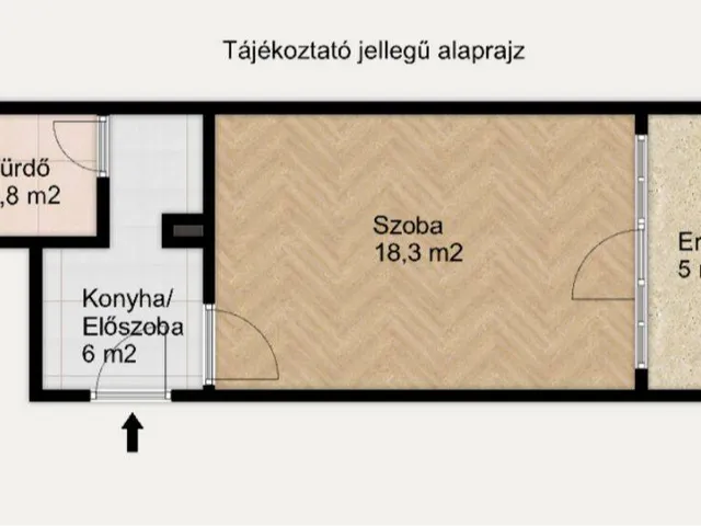 Eladó lakás Budapest VIII. kerület 30 nm