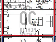 Eladó lakás Alsóörs 43 nm