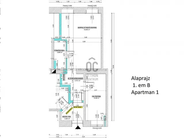 Eladó lakás Budapest VII. kerület, Külső-Erzsébetváros 39 nm
