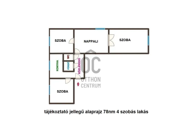 Eladó lakás Budapest XV. kerület, Újpalota 78 nm