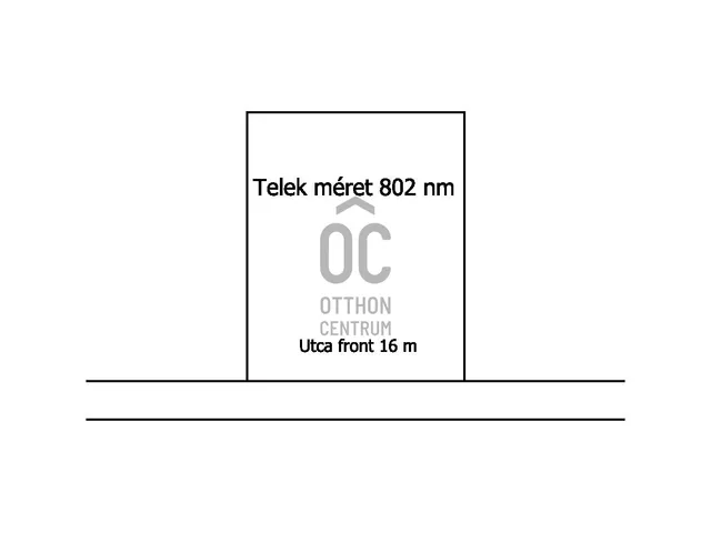 Eladó telek Ajak 802 nm