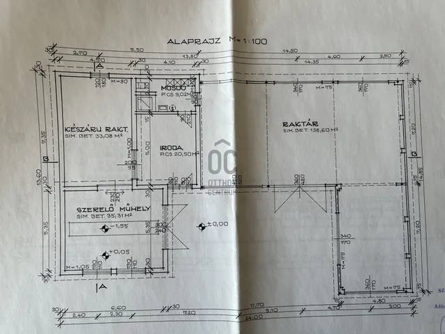 Eladó kereskedelmi és ipari ingatlan Rétközberencs 237 nm