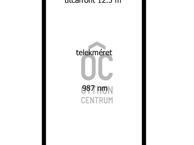 Eladó telek Kisvárda 987 nm