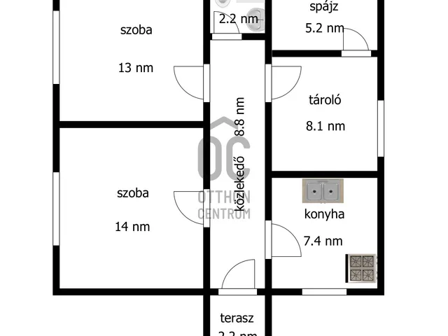 Eladó ház Ilk 59 nm