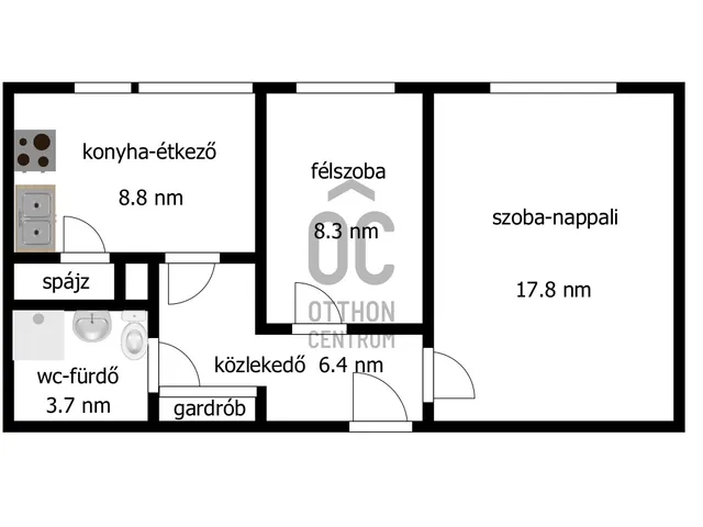 Eladó lakás Kisvárda 47 nm
