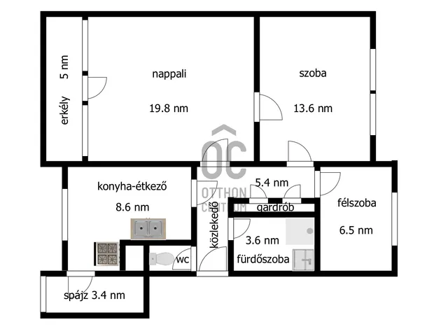 Eladó lakás Kisvárda 62 nm