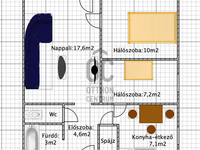 Eladó lakás Szekszárd 55 nm