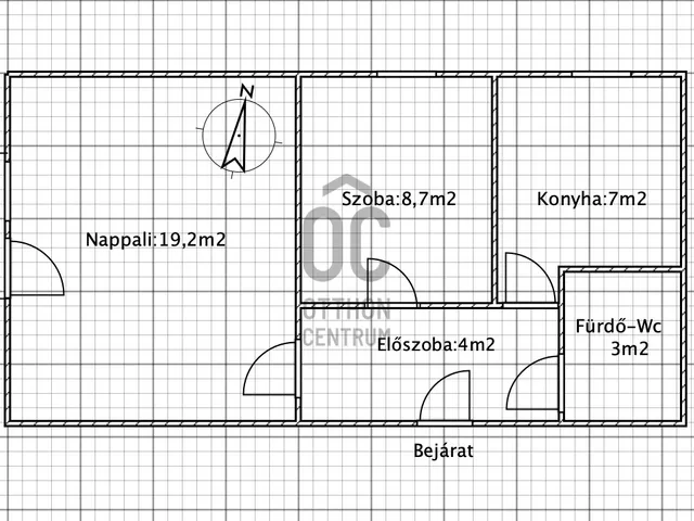 Eladó lakás Szekszárd 41 nm