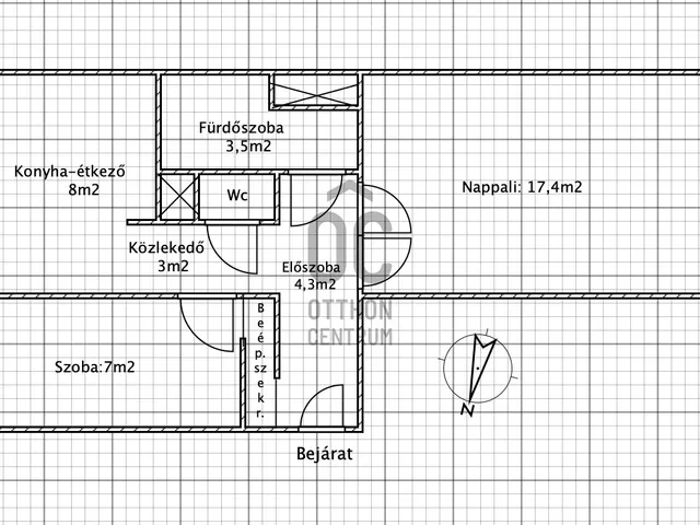 Eladó lakás Szekszárd 44 nm