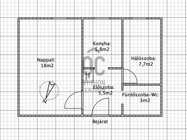 Eladó lakás Szekszárd 40 nm