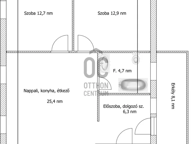 Eladó lakás Paks 66 nm